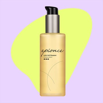 Lytic Gel Cleanser by Epionce with product application on a hand.
