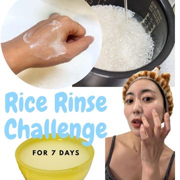 demonstration of a rice rinse for hair care along with participant engagement