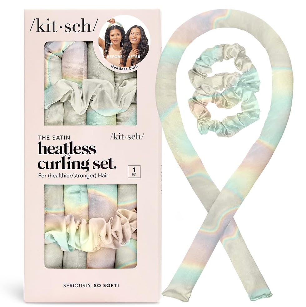 Satin Heatless Curling Set