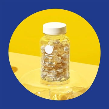 Whey protein powder and multivitamin bottle against colorful backgrounds. Whey protein powder and multivitamin bottle against colorful backgrounds.