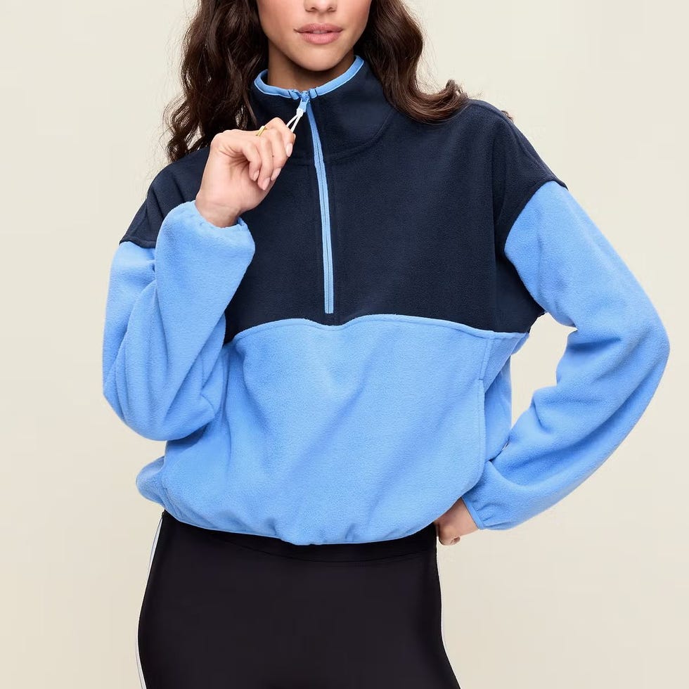 Oversized Half-Zip Performance Fleece Pullover