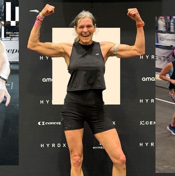 Three women engaging in fitness activities, including rowing and running, showcasing strength and determination.