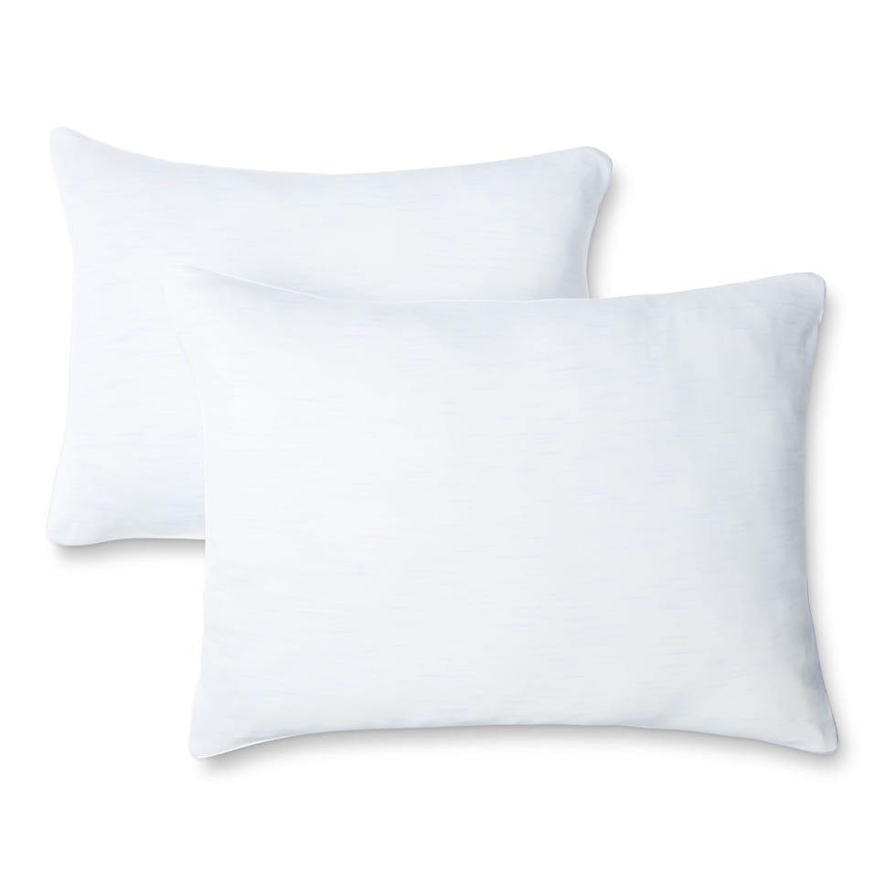 Cool to Touch Bed Pillow with Hypoallergenic Down-Alternative Fill