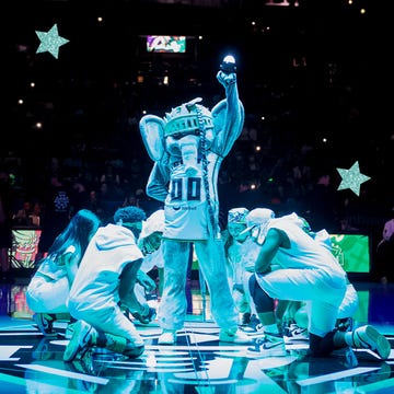 ellie the elephant with dancers