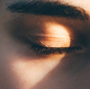 beautiful eye close up