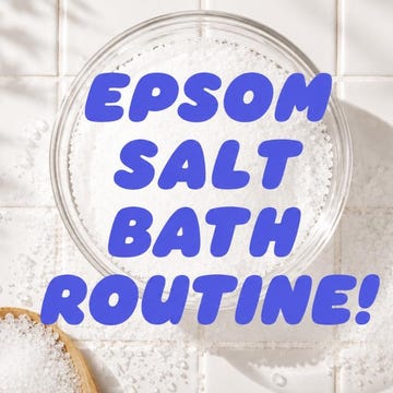 instructions for an epsom salt bath routine