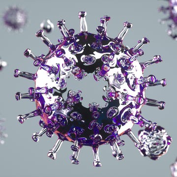 3d representation of a virus with surface spikes 3d representation of a virus with surface spikes