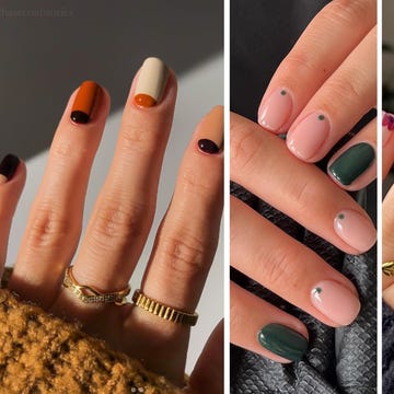 short nail designs for autumn.