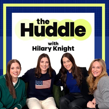group of four individuals featured with a logo and title
