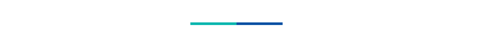 Abstract graphic with horizontal bars in teal and blue on a black background.