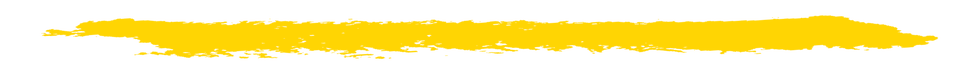 Horizontal yellow paint brushstroke on black background