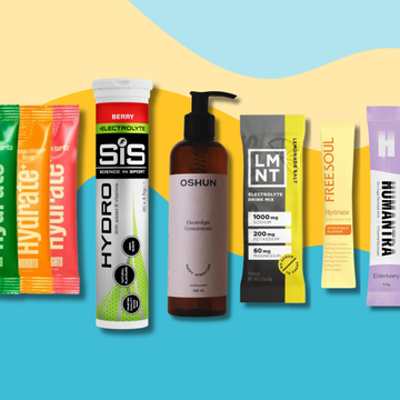 assortment of electrolyte drink mixes and concentrates